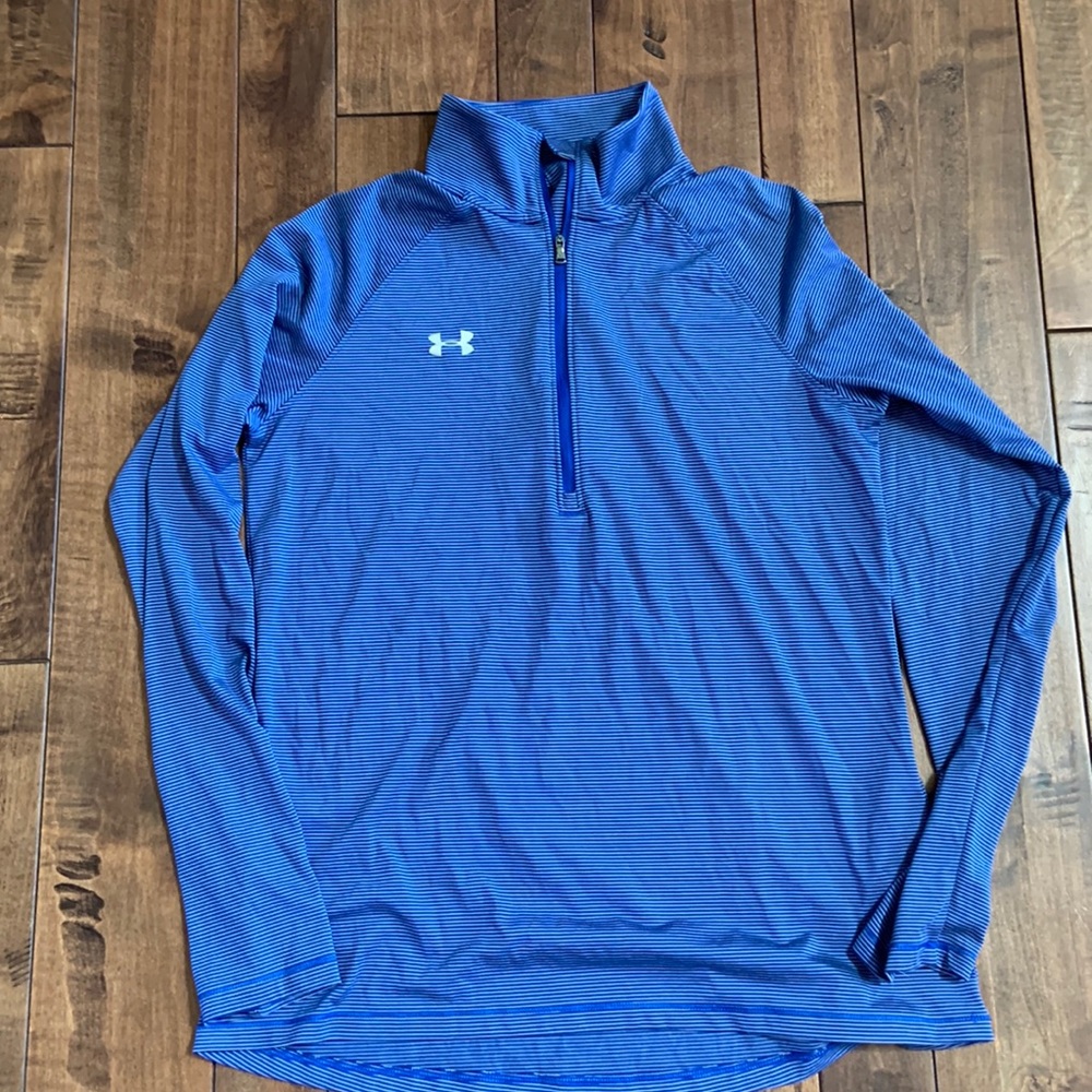Mens’s 1/4 zip Dr-fit heat gear Under Armour